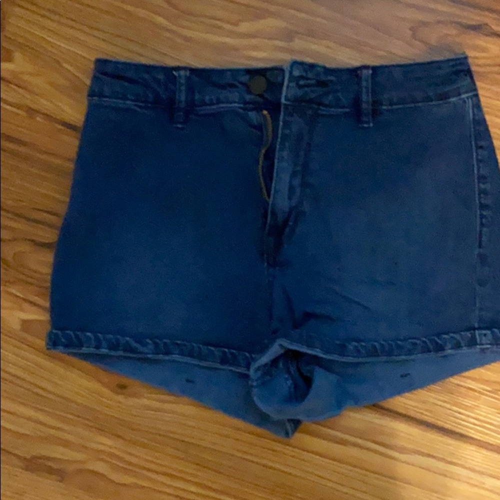 PacSun High Rise Jean shorts Dark Blue Size 27